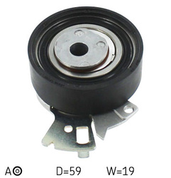 SKF Rolka paska rozrządu Opel 1.2 1.4 1.6 (Wtrysk Napinacz) VKM15121