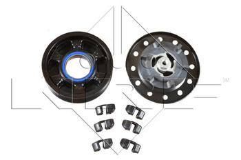 NRF Sprzęgło Kompresora Klimatyzacji DENSO 5SE12C 6PK 100mm 12V 380049