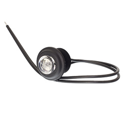 WAŚ LAMPA OBRYSOWA POMARAŃCZOWA 3-DIODOWA OKRĄGŁA, 12/24V W80P