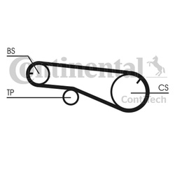CONTITECH Pasek balansu MITSUBISHI GALANT 2,0B/2,0TD 65z 89- CT1109