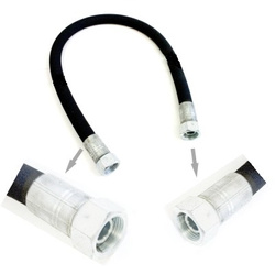 Przewód hydr. gwint M27X2, AA-16- 700 proste/proste, 25MPa AA700M27X225