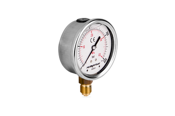 Manometr glicerynowy DN63 radialny 1/4” (0-400)bar M63RL1/4(0-400) - Nuova Fima