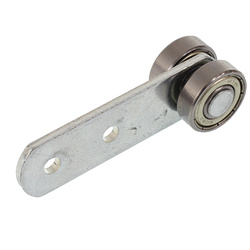 ROLKA CYNKOWANA L=70MM KÓŁKO PROSTE Z ŁOŻYSKIEM 22X20MM GMP0101080069H