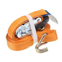 GMP PAS TRANSPORTOWY 0,7T, 4,0M B=25MM, POWLEKANA, HAK DWUPALCZASTY 7,5KN, MAŁY UCHWYT GRZECHOTKI PAS000138