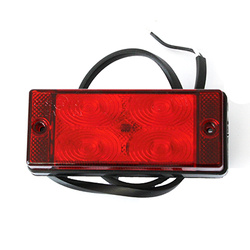 LAMPA PRZECIWMGŁOWA DIODOWA CZERWONA 12/24V LPD591