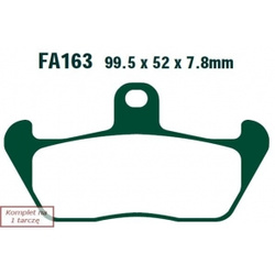 EBC Klocki Hamulcowe Motocyklowe EBCFA163 GILERA NORD-WEST 350 (94-)