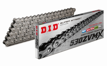 D.I.D ŁAŃCUCH NAPĘDOWY MOTO DID 530 ZVMX X-RING 102 ogniw Otwarty + Ogniwo DID50ZVMX-102