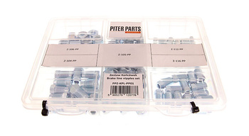 PITER PARTS ZESTAW KOŃCÓWEK DO PRZEWODÓW HAMULCOWYCH 115 SZTUK
