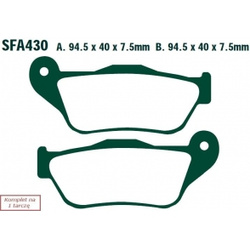 EBC Klocki Hamulcowe Motocyklowe SFA430 EBCSFA430