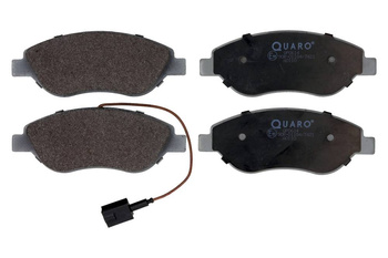 QUARO Klocki Hamulcowe QP0614 Fiat Stilo 1.9 JTD/2.4/Bravo 07- 150KM Przód z Czujnikiem