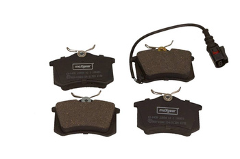 MAXGEAR Klocki hamulcowe tylne 19-0430 VW Polo/Seat Ibiza/Cordoba 01-09 / Skoda Fabia 99-08 z czujnikiem