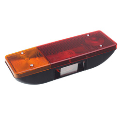 LAMPA TYLNA ZESP. 2-SEGM. LEWA 12/24V - BEZ PRZEWODU, C-360 TYŁ, D-47 WE549L