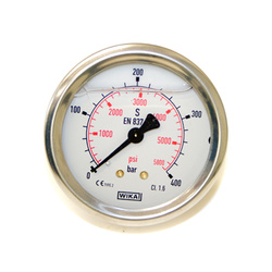 WIKA MANOMETR 1/4 TYŁ, 0-400 BAR B711-W063400T