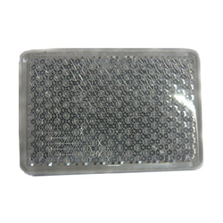 ODBLASK PROSTOKĄTNY PRZYKLEJANY BIAŁY 95X45MM UO029