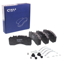 GAM Klocki hamulcowe MAN, MB, IVECO, SAF, BPW 210,6X92,5X30MM WVA29095