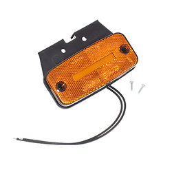 WAŚ LAMPA OBRYSOWA POMARAŃCZOWA DIODOWA Z UCHWYTEM, 12/24V W157
