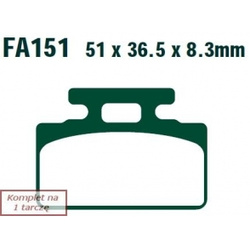 EBC KLOCKI HAM. MOTO. HONDA ROAD RACING NSF 250 R (12-13)