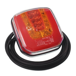 WAŚ LAMPA TYLNA ZESPOLONA DIODOWA L/P Z PRZEWODEM, KWADRATOWA, ADR 12/24V W145ZA