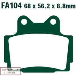 EBC KLOCKI HAM. MOTO.  YAMAHA XJ 600 S DIVERSION (92-03)/  TZR 125 (90-92)/  FZR 400 GENESIS (86)