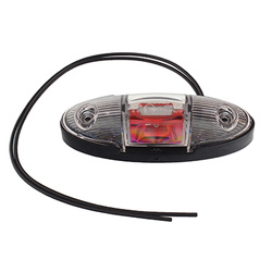 WAŚ LAMPA OBRYSOWA BIAŁO-CZERWONA DIODOWA 12/24V W105I