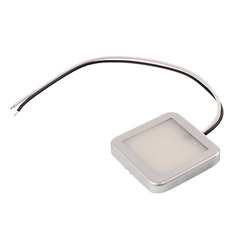 WAŚ Lampa Oświetlenia Wnętrza 18-LED Klosz Mleczny, Srebrna Ramka, 24V LW11N-24V