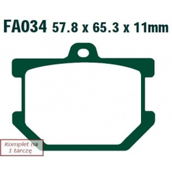 EBC KLOCKI HAM. MOTO.  YAMAHA XS 650 (77-81)/  XS 1100 S (81)/  XJ 650 (80-84)