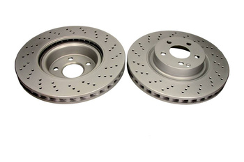 QUARO Tarcza hamulcowa QD1457 MERCEDES Przód W221 320CDI500B 335x32 Z powłoką antykorozyjną