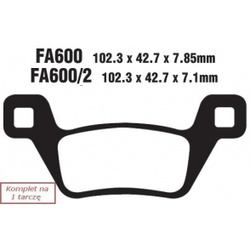 EBC KLOCKI HAM. MOTO.