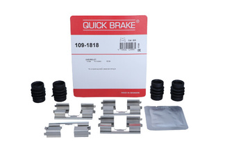 QUICK BRAKE Zestaw Instalacyjny Klocków Hamulcowych QB109-1818 CHEVROLET TYŁ CRUZE/ORLANDO/TRAX 09-