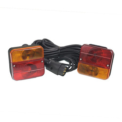 GMP ZESTAW ŚWIATEŁ PRZYCZEPY  7,5M + 2,5M MOCOWANIE NA MAGNES GMPJH101B7MH