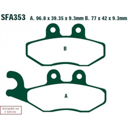 EBC KLOCKI HAMULCOWE MOTO EBCSFA353 PIAGGIO BEVERLY 400 IE (07)