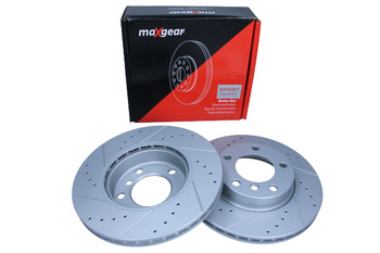MAXGEAR Tarcza Hamulcowa 19-0690SPORT BMW Przód E36 92- / E46 316-320 / E85 Z4 03- Nawiercana i Nacinana, Antykorozyjna