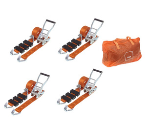 4X PAS TRANSPORTOWY 4T, 3M, 3PKT. LAWETA B=50MM, HAK DWUPALCZASTY + TORBA 4XGMP4T3MPHKLAW2+T