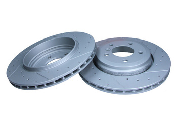 MAXGEAR Tarcza hamulcowa SPORT 19-1017SPORT BMW tył E46 98- nawiercana i nacinana, z powłoką antykorozyjną
