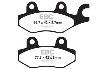 EBC KLOCKI HAMULCOWE TT EBCFA165/2TT do YAMAHA XTZ 750 SUPER TENERE (89-95) HYOSUNG XRX 125 SUPERMOTO (07-11)
