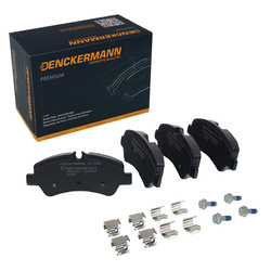 DENCKERMANN Klocki hamulcowe Ford Transit 2012R- tył 136,9X58,8/60,8X17,6MM PREMIUM WVA25603