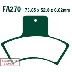 EBC KLOCKI HAMULCOWE TT EBCFA270TT do POLARIS (ATV) 250 TRAIL BLAZER (99-00)