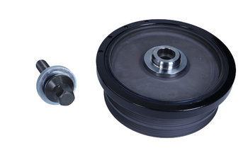 FEBI KOŁO PASOWE WAŁU KORBOWEGO FE34166 BMW E81/E46/E90/X3 2.0D 01- (Zestaw)