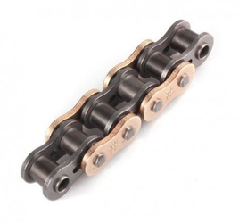 AFAM ŁAŃCUCH NAPĘDOWY MOTO 520 XS-RING ZŁOTY (3430DAN)