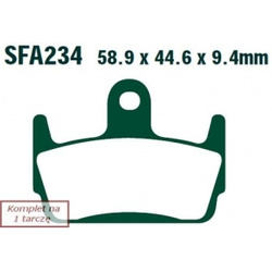 EBC KLOCKI HAMULCOWE MOTO KYMCO HEROISM 150 (SE30AD) (95-97)