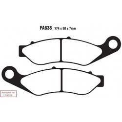 EBC Klocki Hamulcowe Motocyklowe EBCFA638V