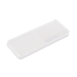 GMP ODBLASK PROSTOKĄTNY PRZYKLEJANY BIAŁY 85X31MM, HOMOLOGACJA GMP2652201WH