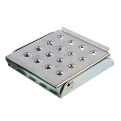 STOPIEŃ NABURTOWY STALOWY 150X150MM PEŁNA ŚCIANKA - OCYNK SN150X150