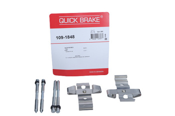 QUICK BRAKE QB109-1848 Zestaw montażowy klocków hamulcowych Renault przód Clio/Megane 2.0 16V 2004-