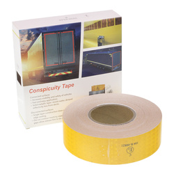 GMP TAŚMA ODBLASKOWA W ROLCE 50MB ŻÓŁTA, I GENERACJA, CIĄGŁA, KONTUROWA GMPTOC1GZ