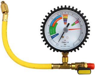 MAGNETI MARELLI Manometr 40 BAR z Wężem 30 CM i Zaworem Odcinającym 007950025870