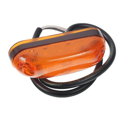 HORPOL LAMPA OBRYSOWA POMARAŃCZ. DIODOWA OWALNA 12/24V LD390