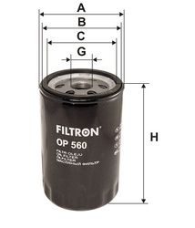 Filtr oleju OP 560 - SF FILTER