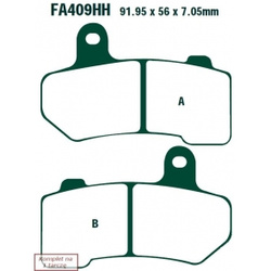 EBC KLOCKI HAM. MOTO.  HARLEY DAVIDSON® VRSCA/VRSCB VRSCD NIGHT ROD (06-08)