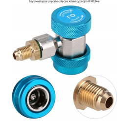 DIAGNOSTYKA Złącze Serwisowe Do Klimatyzacji 07-1024 R134A LP NIEBIESKIE